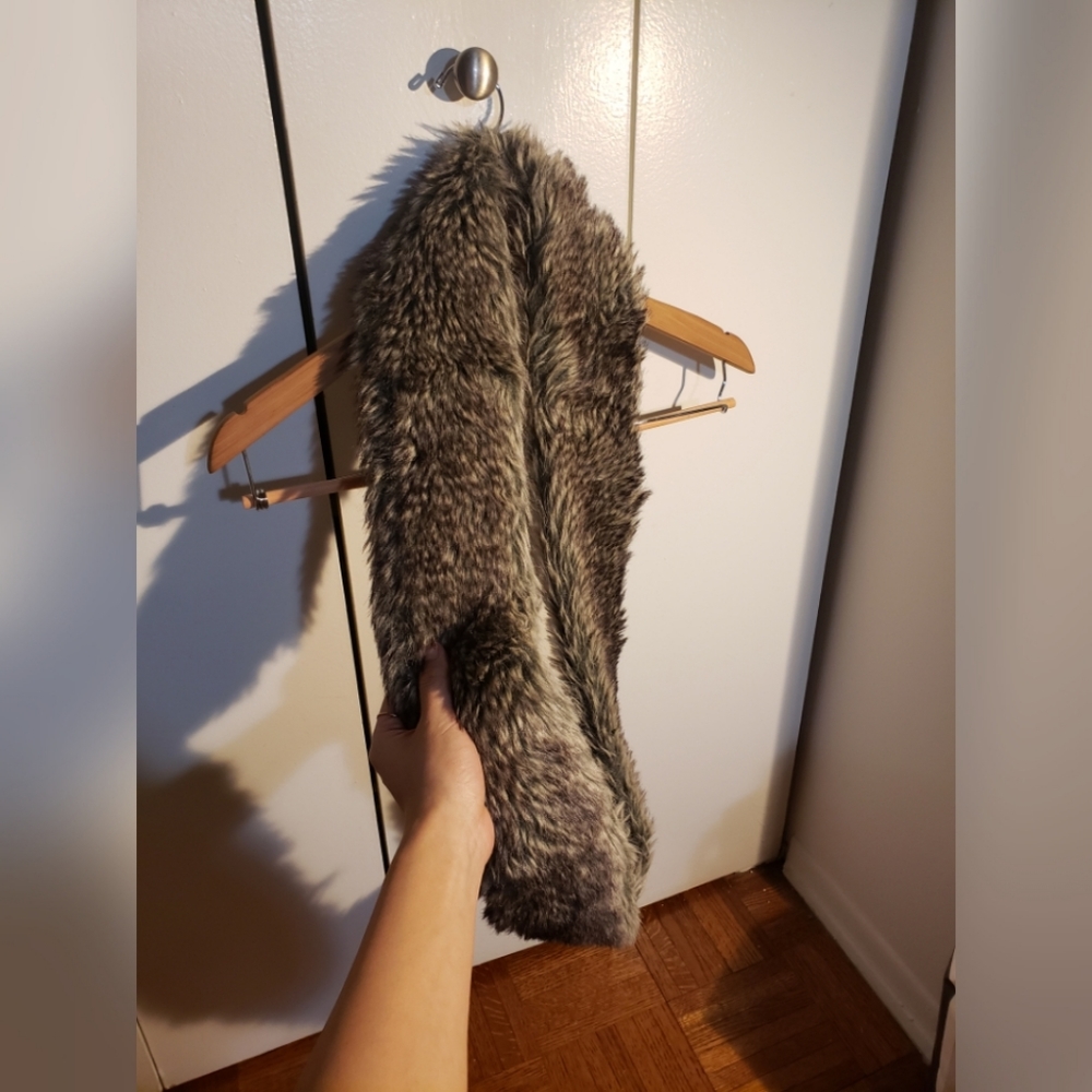 Nasty Gal Faux Fur Scarf